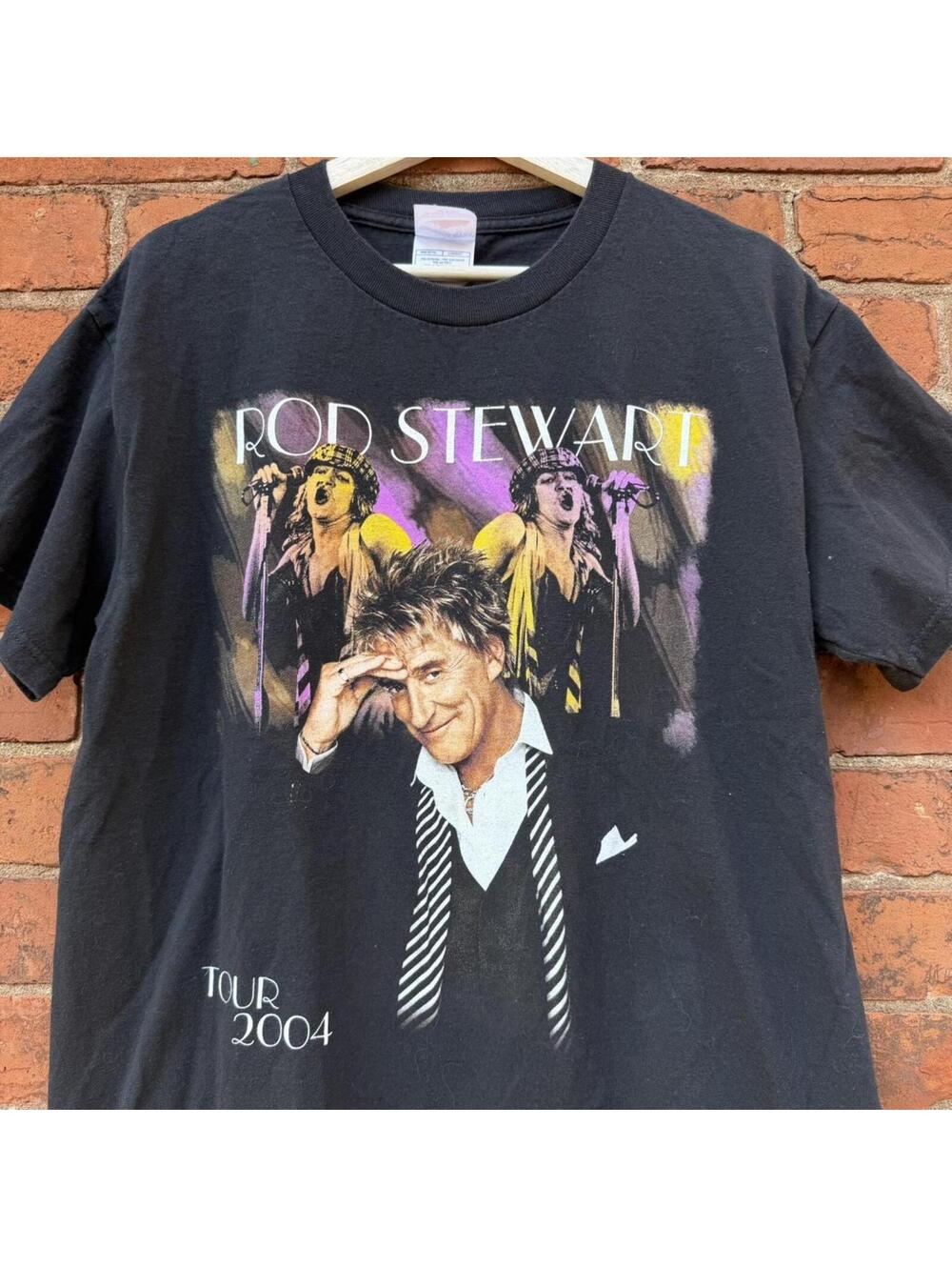 vintage Rod Stewart Maggie may American song book t shirt 04
